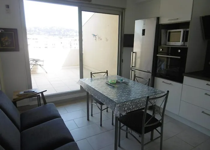 Appartement T2 Avec Terrasse, Vue Marina, Parking Prive - Fr-1-472-136 Appartement